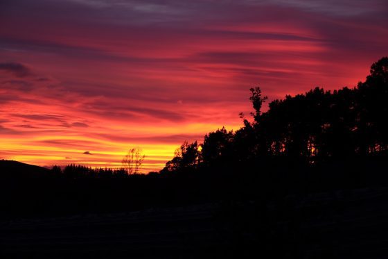 Stunning sunsets most evenings